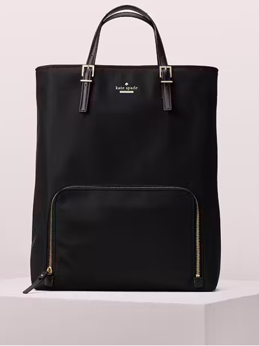 Kate Spade New York Convertible Backpack Laptop Bag in Black and Gold